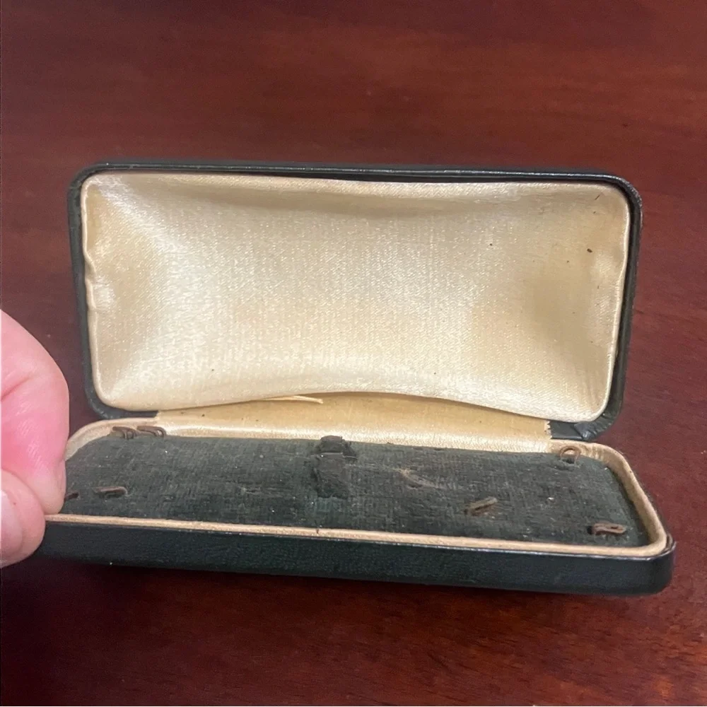 Vintage / Antique Men's Farrington Boxes Jewelry Presentation Display Box